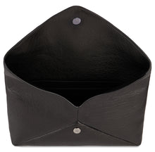 Load image into Gallery viewer, Leather clutch with logo