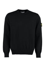 Load image into Gallery viewer, Cotton blend crew-neck sweater