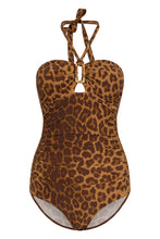 Load image into Gallery viewer, One-piece with animal print