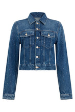 Load image into Gallery viewer, Cropped denim jacket