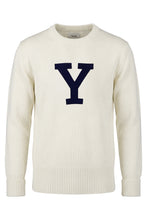 Load image into Gallery viewer, Crew neck sweater in wool with lettering