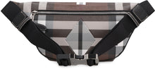 Load image into Gallery viewer, Checked canvas belt bag