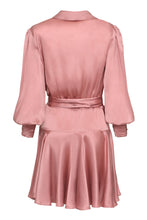 Load image into Gallery viewer, Silk wrap-dress