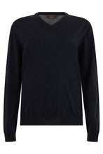Load image into Gallery viewer, Virgin wool sweater with V-neck