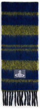 Load image into Gallery viewer, Striped scarf with fringes