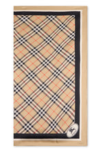 Load image into Gallery viewer, Silk scarf with checks