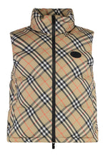 Load image into Gallery viewer, Sleeveless down jacket Check