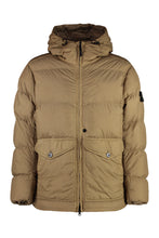 Load image into Gallery viewer, Hooded nylon down jacket