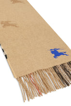 Load image into Gallery viewer, Scarf with fringes and logo