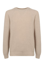 Load image into Gallery viewer, Sweater with crew neck in cashmere