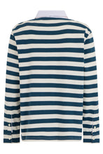 Load image into Gallery viewer, Long Sleeve Striped Polo
