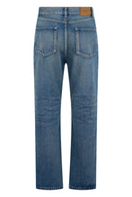 Load image into Gallery viewer, Cropped fit jeans in cotton denim