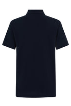 Load image into Gallery viewer, Short sleeve polo in black cotton