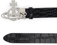 Load image into Gallery viewer, Unisex Leather Belt with Buckle Plate