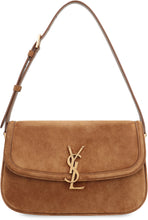 Load image into Gallery viewer, Solferino Media Suede shoulder bag