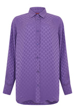 Load image into Gallery viewer, Silk monogram shirt