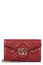 Load image into Gallery viewer, GG Marmont leather wallet on chain