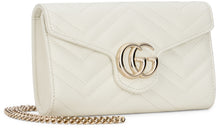 Load image into Gallery viewer, Marmont wallet with matelassé leather chain