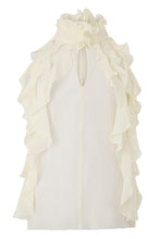 Load image into Gallery viewer, Silk blouse without sleeves