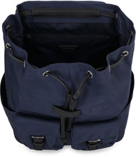 Load image into Gallery viewer, Virginia leather details nylon backpack