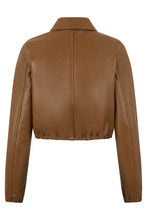 Load image into Gallery viewer, Leather Jacket with Logo