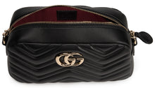 Load image into Gallery viewer, GG Marmont Gucci bag in chevron nappa
