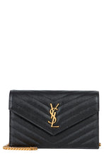 Load image into Gallery viewer, Pochette envelope with chain cassandre