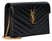 Load image into Gallery viewer, Pochette envelope with chain cassandre