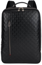 Load image into Gallery viewer, Medium monogram leather backpack