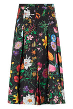 Load image into Gallery viewer, Midi pleated skirt in silk twill