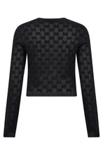 Load image into Gallery viewer, Cropped cardigan with buttons and long sleeves