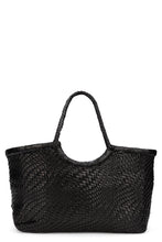 Load image into Gallery viewer, Woven leather shopping bag