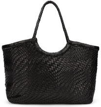 Load image into Gallery viewer, Woven leather shopping bag