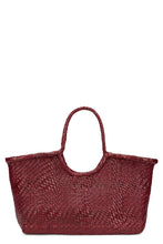 Load image into Gallery viewer, Woven leather shopper bag
