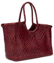 Load image into Gallery viewer, Woven leather shopper bag