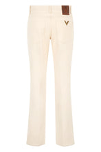 Load image into Gallery viewer, Flared cotton pants
