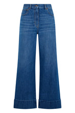 Load image into Gallery viewer, Cotton flared jeans