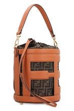 Load image into Gallery viewer, Fendi Step Out canvas bucket bag