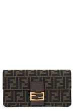 Load image into Gallery viewer, Shoulder bag Tube in FF Zucca fabric with leather handle and chain strap
