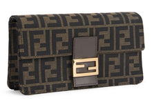 Load image into Gallery viewer, Shoulder bag Tube in FF Zucca fabric with leather handle and chain strap