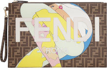 Load image into Gallery viewer, Coated canvas flat pouch