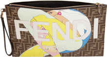 Load image into Gallery viewer, Coated canvas flat pouch