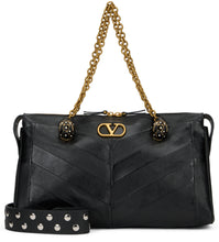 Load image into Gallery viewer, Shoulder bag Panthea with chevron pattern
