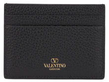 Load image into Gallery viewer, Leather card holder with studs
