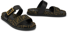Load image into Gallery viewer, Fendi Feel women's sandals in Jacquard fabric