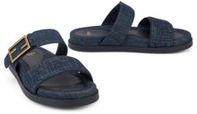 Load image into Gallery viewer, Slippers Fendi Feel in denim