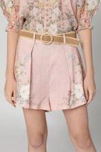 Load image into Gallery viewer, Waverly printed linen shorts