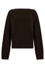 Load image into Gallery viewer, Wool and cashmere sweater with embroidered logo