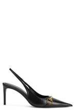 Load image into Gallery viewer, Decollete in leather with strap
