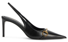 Load image into Gallery viewer, Decollete in leather with strap
